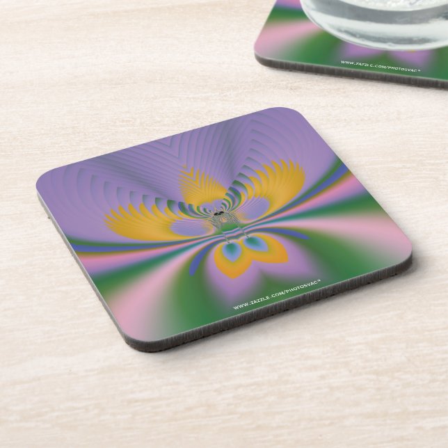 Purple Lotus Coaster (Left Side)