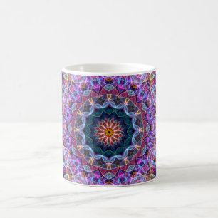 Purple Lotus kaleidoscope Coffee Mug