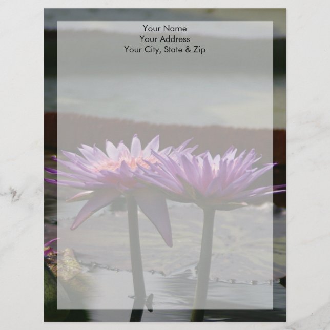 Purple Lotus Letterhead (Front)
