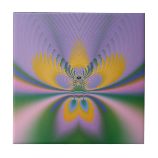 Purple Lotus Tile (Front)