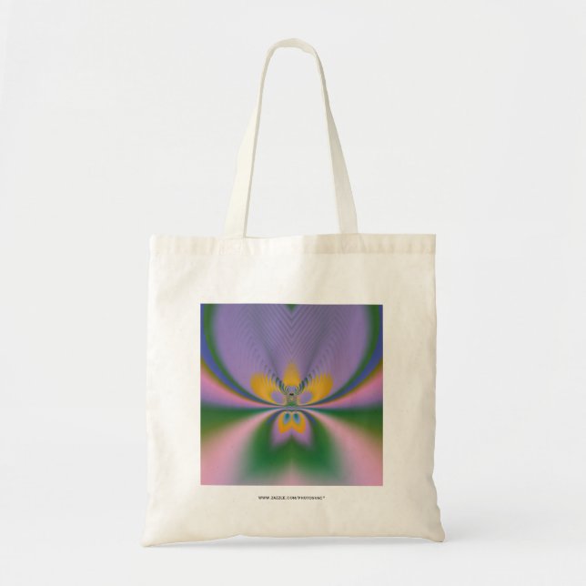 Purple Lotus Tote Bag (Front)