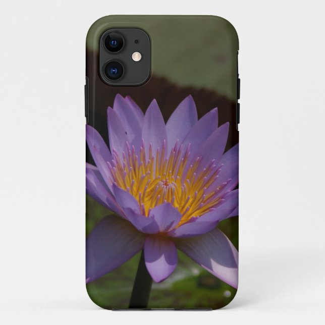 Purple Lotus Waterlily Case-Mate iPhone Case (Back)