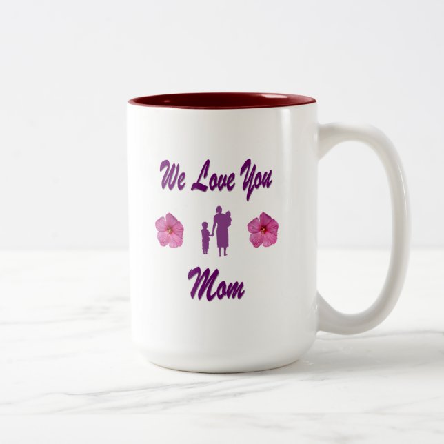 Purple Love Mommy Coffee Mug (Right)