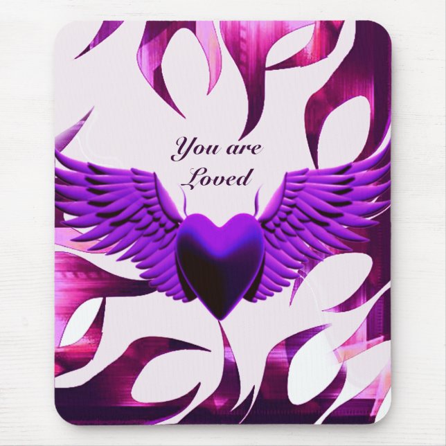 Purple Love_ Mousepad (Front)