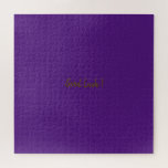 purple luck jigsaw puzzle<br><div class="desc">Purple is a colour intermediate between blue and red. It is similar to violet, but unlike violet, which is a spectral colour with its own wavelength on the visible spectrum of light, purple is a secondary colour made by combining red and blue. The complementary colour of purple in the RYB...</div>