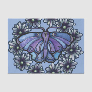 Purple Luna Moth MoonChild Moon Moths Tissue Paper