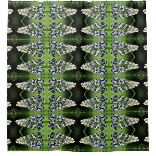 Purple Lupine Flower Abstract Pattern   (Front)