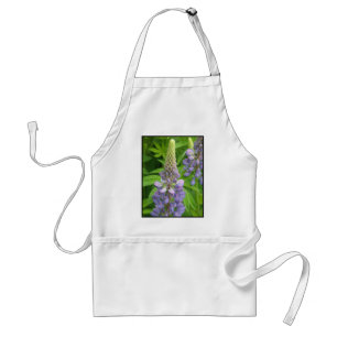 Purple Lupine Flowers Apron