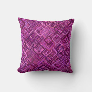 Purple-Magenta-Pink decorative Throw Pillow