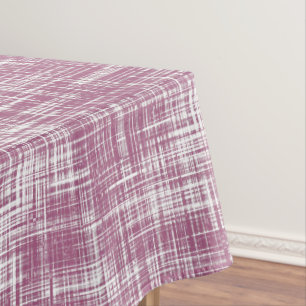 Purple Magenta  Stylish Abstract Pattern Tablecloth