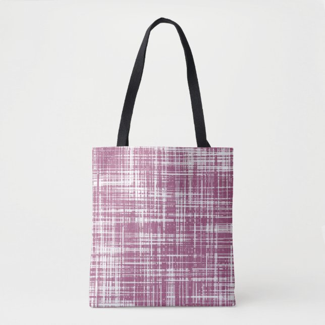Purple Magenta  Stylish Abstract Pattern Tote Bag (Front)