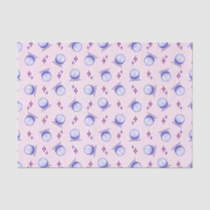 Purple Magic Crystal Ball Halloween Tissue Paper