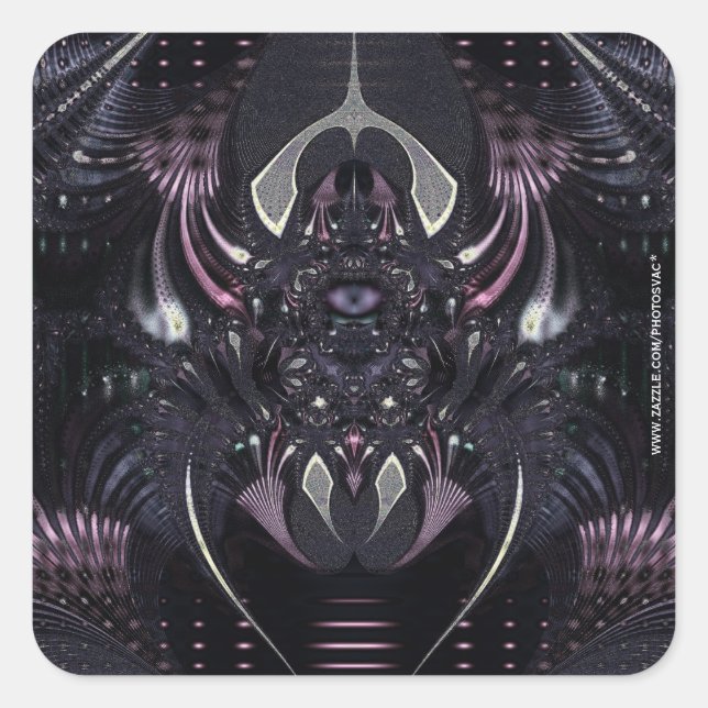 Purple Magic Square Sticker (Front)
