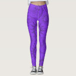 Purple Magic Vintage Celestial Sun Moon Stars Leggings<br><div class="desc">Leggings</div>