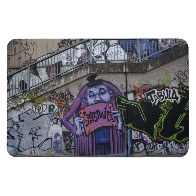 Purple Man Magnet (Horizontal)