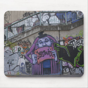 Purple Man Mouse Pad