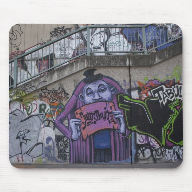 Purple Man Mouse Pad (Front)