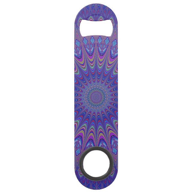 Purple mandala bar key (Back)