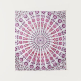Purple Mandala Bohemian Tapestry Wall Hanging