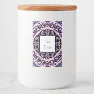 Purple Mandala Food Label