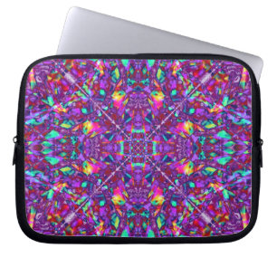 Purple Mandala Hippie Pattern Laptop Sleeve