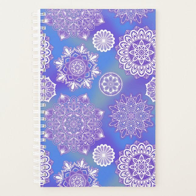 Purple Mandala Planer Planner (Front)