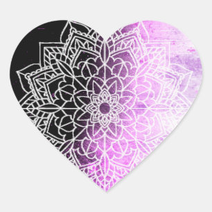 Purple Mandala Stickers