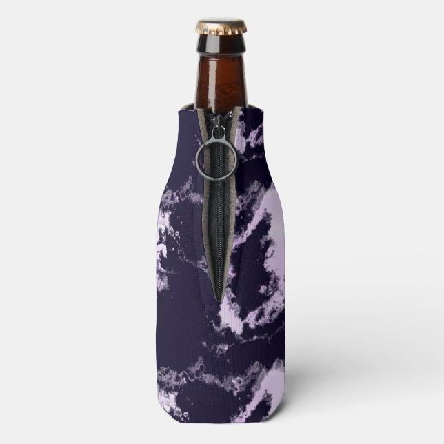 Purple Marble  Bottle Cooler (Bottle Back)
