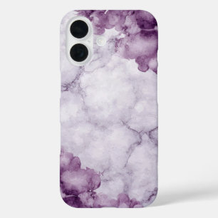 Purple Marble iPhone 16 Case