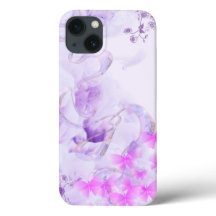 Purple marble iPhone case 