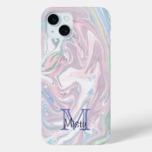 Purple Marble Monogram