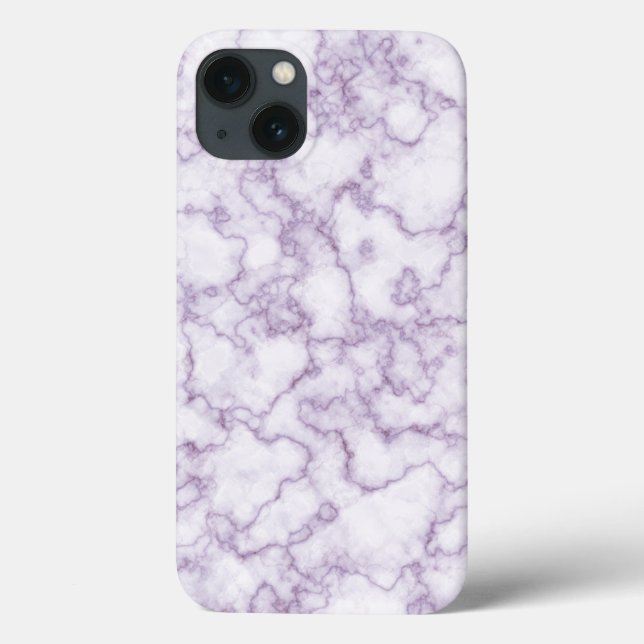 Purple Marble Pattern Case-Mate iPhone Case (Back)