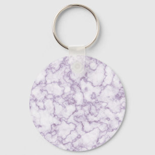 Purple Marble Pattern Keychain