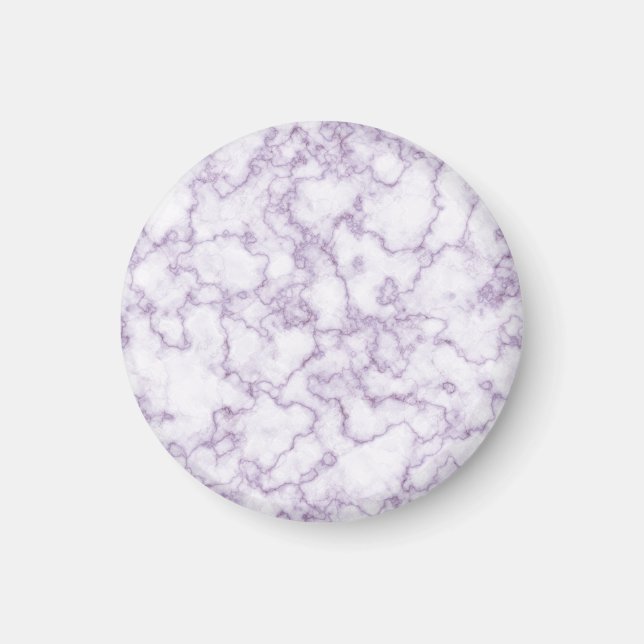 Purple Marble Pattern Magnet (Front)