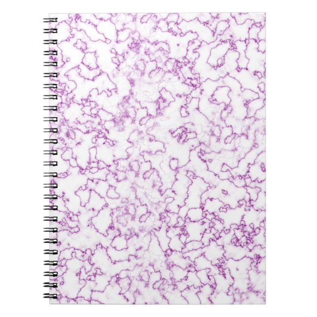 Purple marble pattern         notebook (Front)