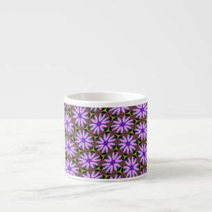 Purple Marguerite Patterns Espresso Cup