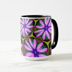 Purple Marguerite Patterns Mug