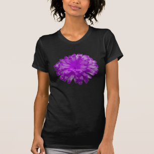 Purple Marigold Ladies T Shirt
