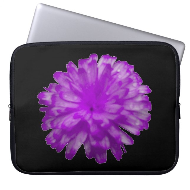 Purple Marigold Laptop Bag (Front)