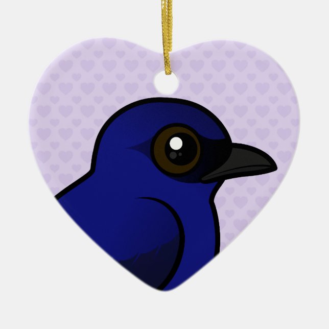 Purple Martin Ceramic Ornament (Front)