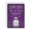 Purple Mason Jar with Fireflies Wedding