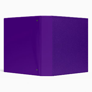 Purple Matte & Glitter Custom 3-Ring Binder