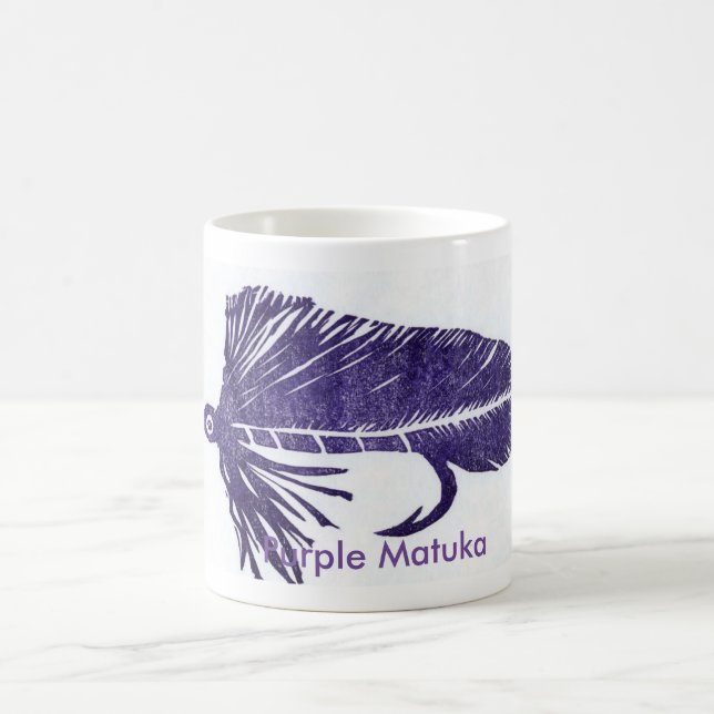 "Purple Matuka" Classic Trout Fly Mug (Center)