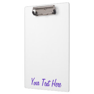 Purple Mauve Grape Stripes Decor Clipboard