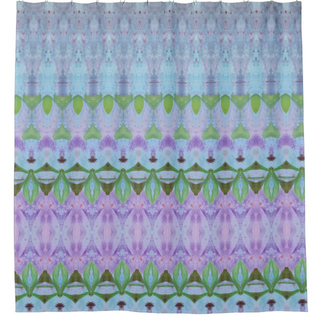 Purple Mauve Green and Blue Decorative (Front)