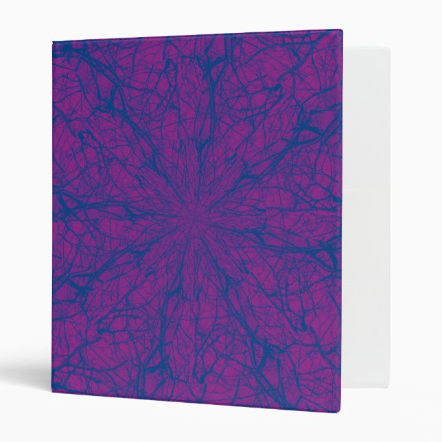 Purple Maze Avery Binder (Front/Inside)