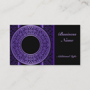 Purple Medallion Business Card