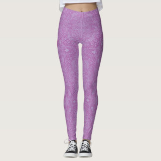 Purple Medallion Leggings