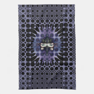 Purple Meditation Kitchen Towel