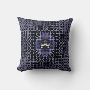 Purple Meditation Throw Pillow